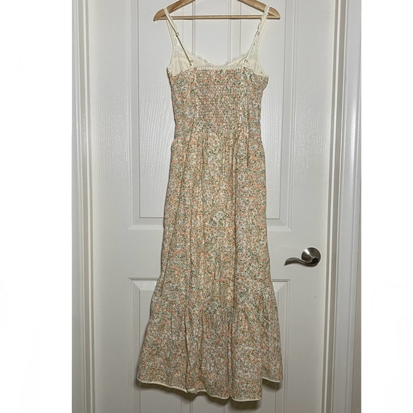 ASTR NWOT Yamila Corset Floral Midi Dress Green Size Small S Romantic Feminine - Picture 7 of 15